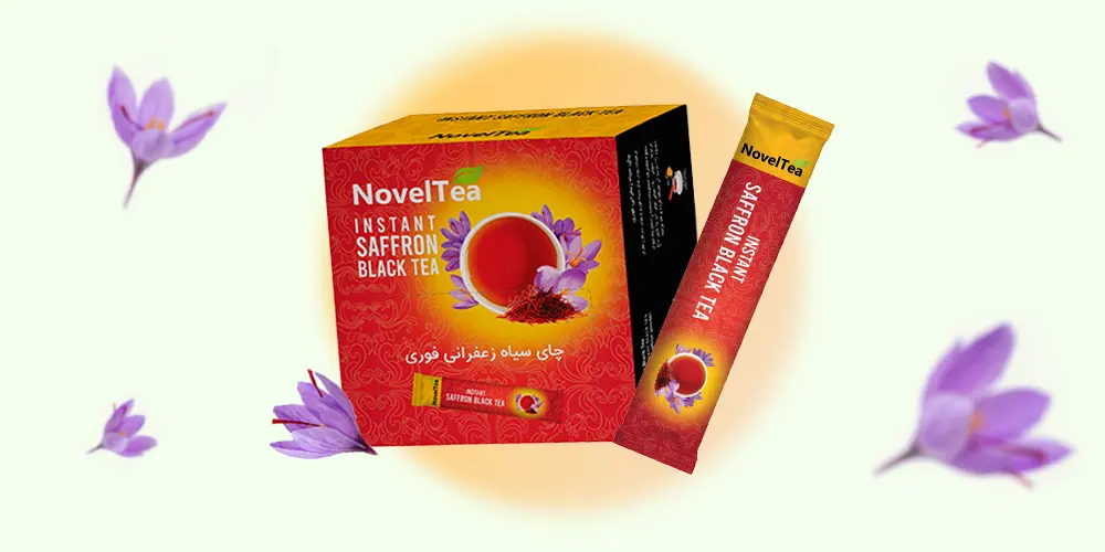 چای زعفرانی فوری ناولتی